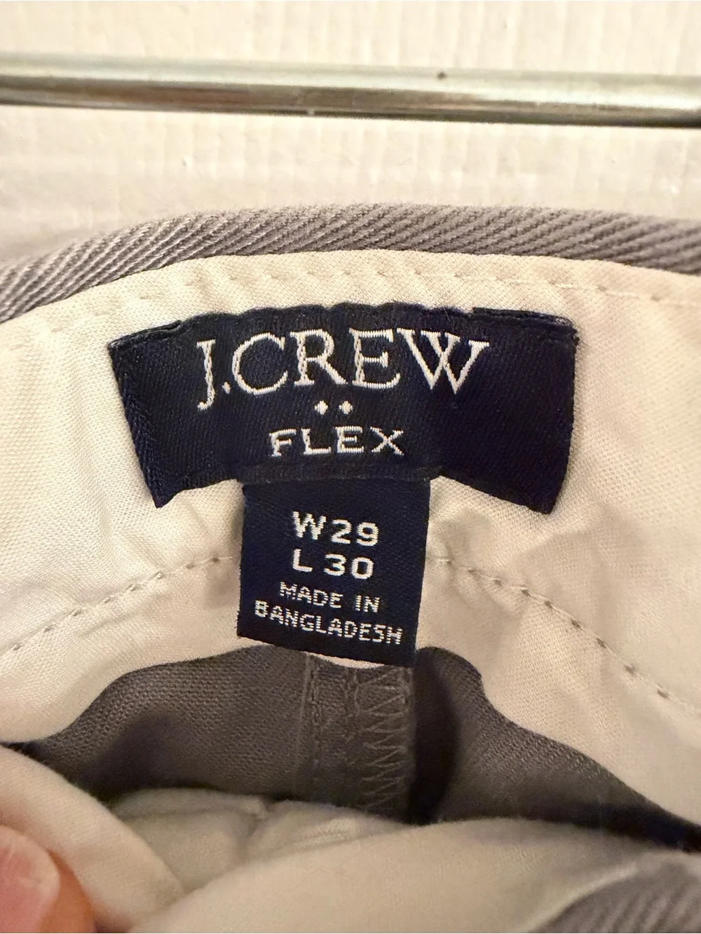 J. Crew Flex Men's Gray Casual Chinos Pants